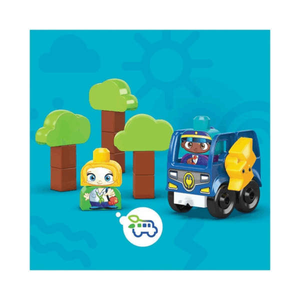 HDX90 MEGA BLOKS® Doğa Dostu Otobüs Seti 36 parça +1 yaş - Görsel 4