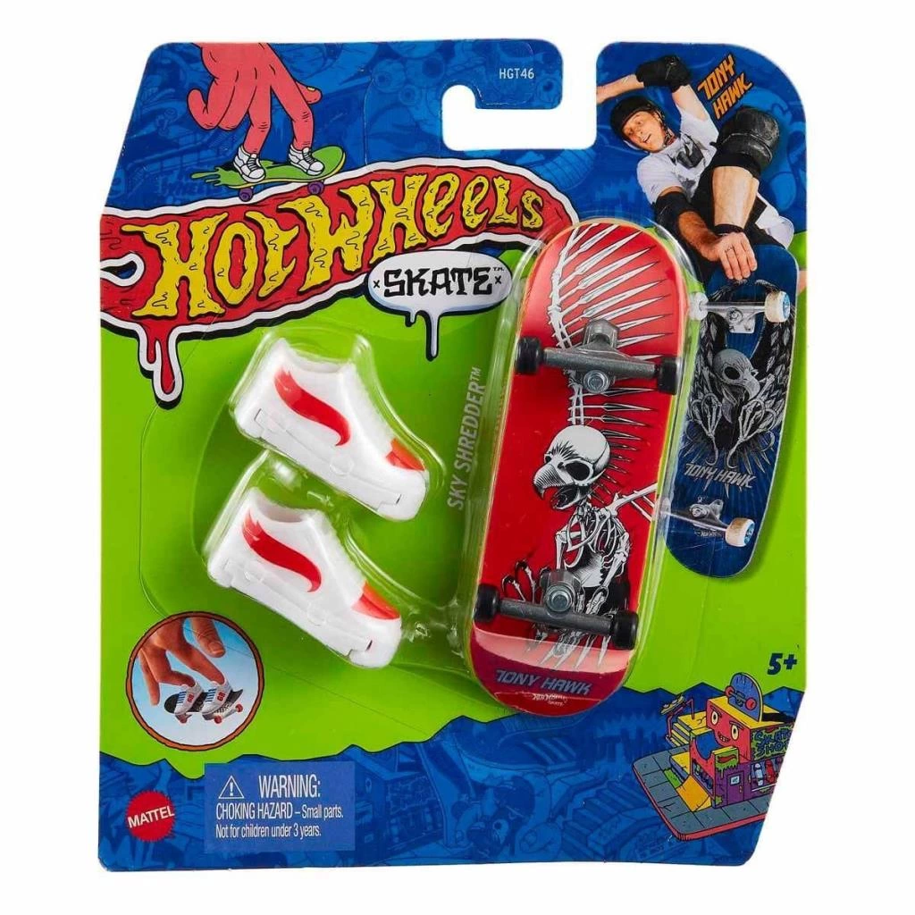Çocuk HGT46 Hot Wheels Skate Parmak Kaykay ve Ayakkabı Paketleri - Görsel 3