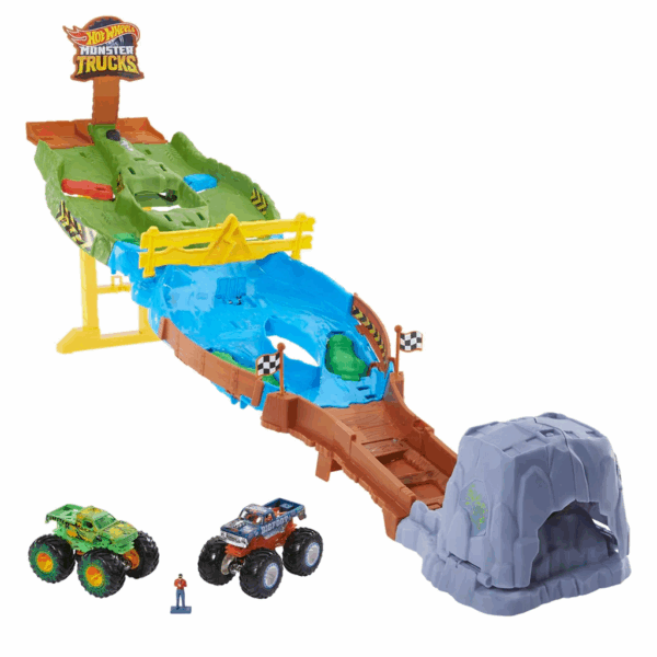 HGV12 Hot Wheels Monster Trucks Heyecanlı Yarışlar Oyun Seti - Görsel 2
