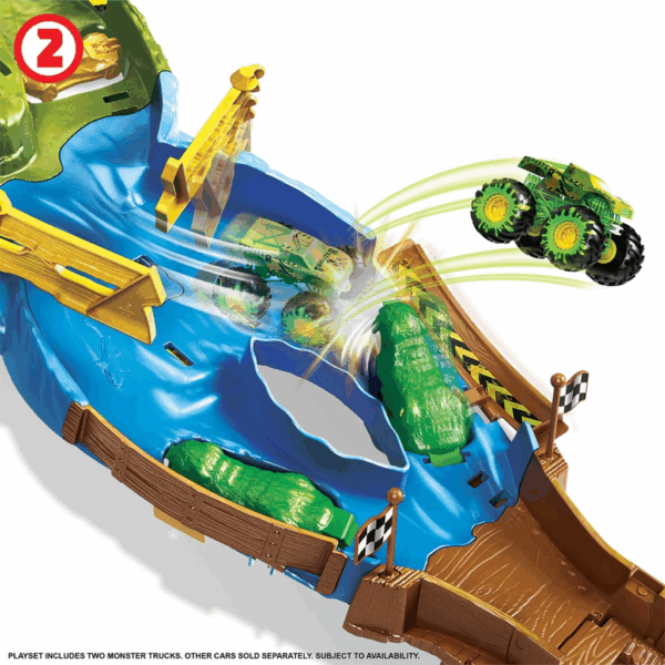 HGV12 Hot Wheels Monster Trucks Heyecanlı Yarışlar Oyun Seti - Görsel 3