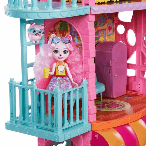 HHC18 Enchantimals Şehir Evi ve Kafe Oyun Seti - Görsel 3