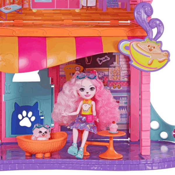 HHC18 Enchantimals Şehir Evi ve Kafe Oyun Seti - Görsel 4