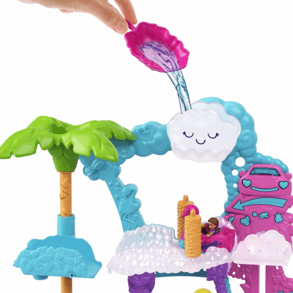 Çocuk HHJ05 Polly Pocket Flamingo Araba Su Eğlencesi Seti - Görsel 2