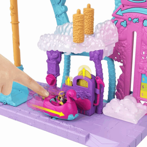 Çocuk HHJ05 Polly Pocket Flamingo Araba Su Eğlencesi Seti - Görsel 4