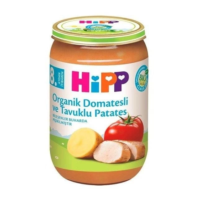 Hipp Organik Domatesli ve Tavuklu Patates 220gr - Görsel 2