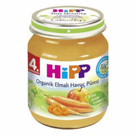 Hipp Organik Elmalı Havuç Püresi 125gr