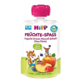 Hipp Organik Orman Meyveli Şeftalili Elma Püresi 100gr