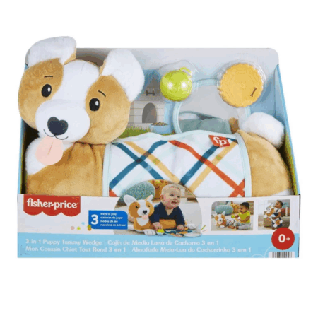 Çocuk HJW10 Fisher Price 3ü1 Arada Köpekçik Uzanma Yastığı