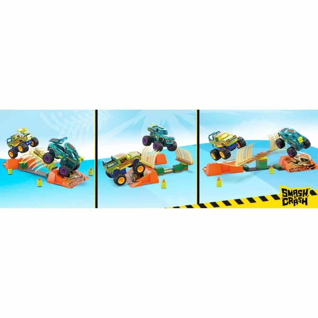 Çocuk HKF89 MEGA Hot Wheels® Mega-Wrex™ Dinozor Kemikli Aksiyon Sahası - Görsel 5