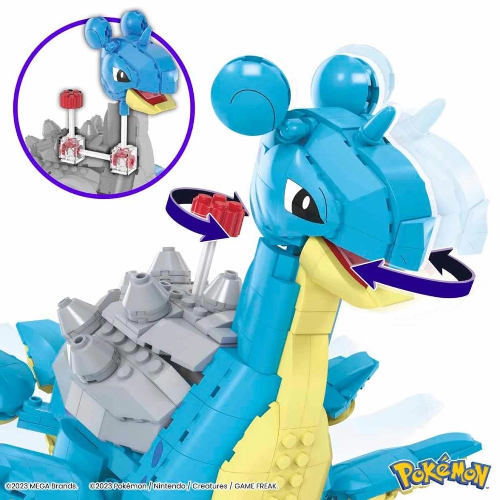 Çocuk HKT26 MEGA Pokémon™ Lapras 527 parça +8 yaş - Görsel 3