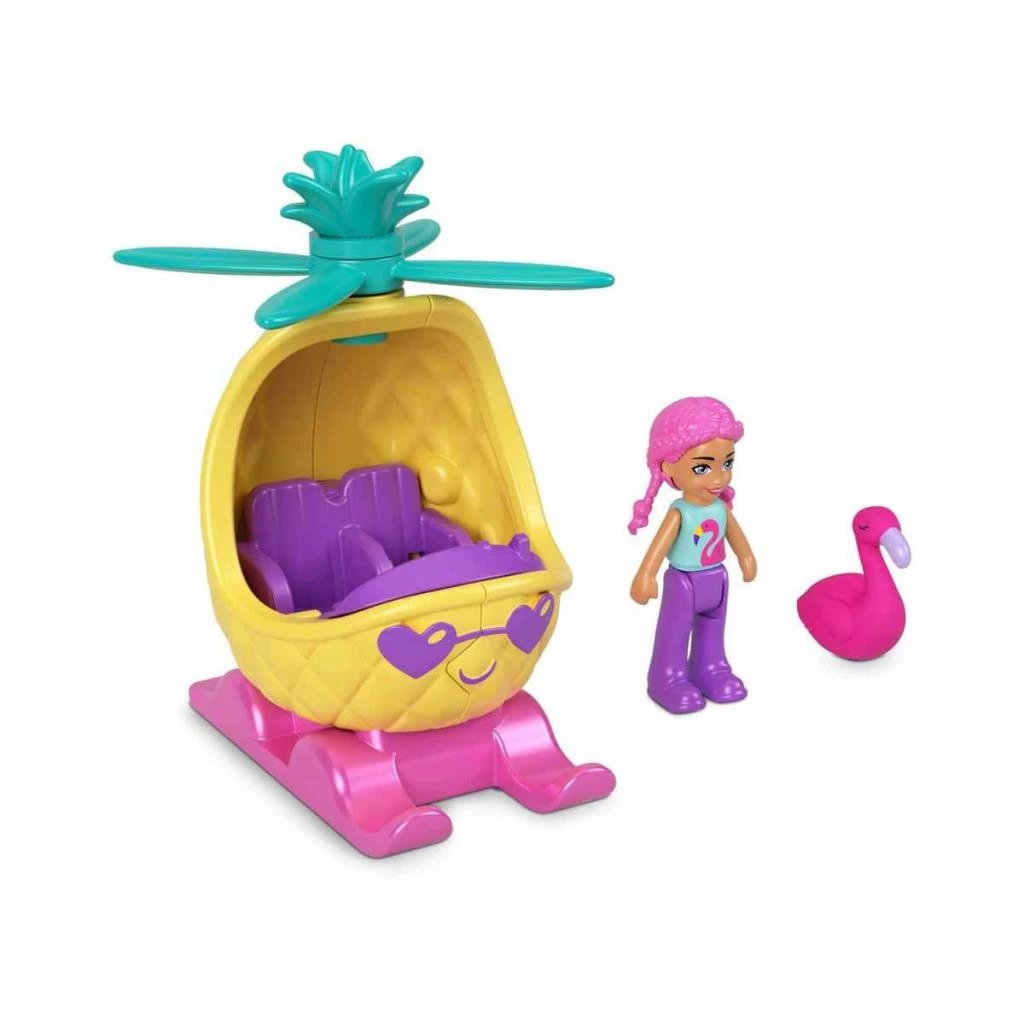 Çocuk HKV55 Polly Pocketın Muhteşem Araçları Oyun Setleri - Görsel 5