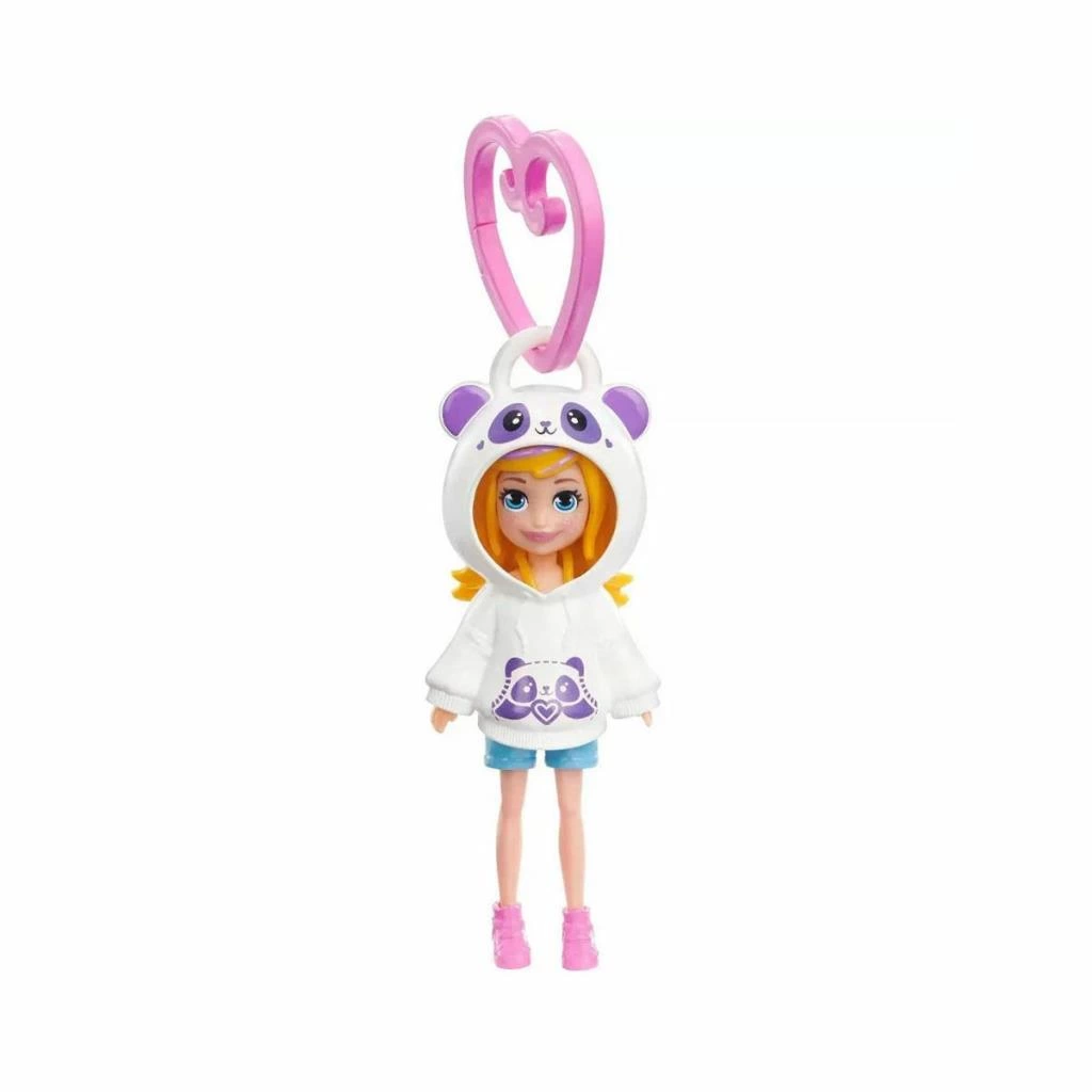 Çocuk HKV98 Polly Pocket Kapüşonlu Bebekler - Görsel 3