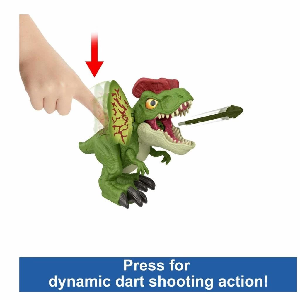 HNT65 Jurassic World Uncaged™ İnteraktif Dilophosaurus Figürü - Görsel 3