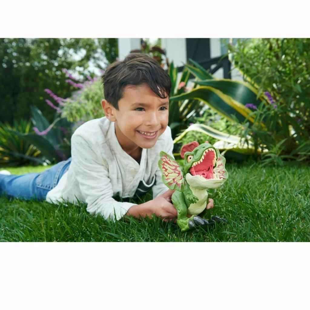 HNT65 Jurassic World Uncaged™ İnteraktif Dilophosaurus Figürü - Görsel 4