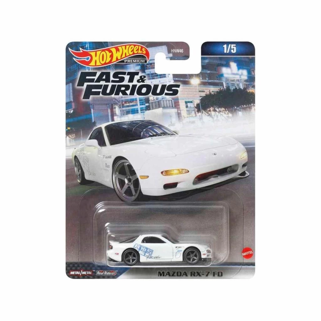 HNW46 Hot Wheels Fast and Furious Premium Arabalar - Görsel 3