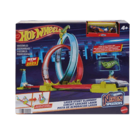 Eğitici Oyuncak  Hot Wheels Neon Yarışlar Çifte Çemberde Yarış Seti Eğlenceli Aktivite
