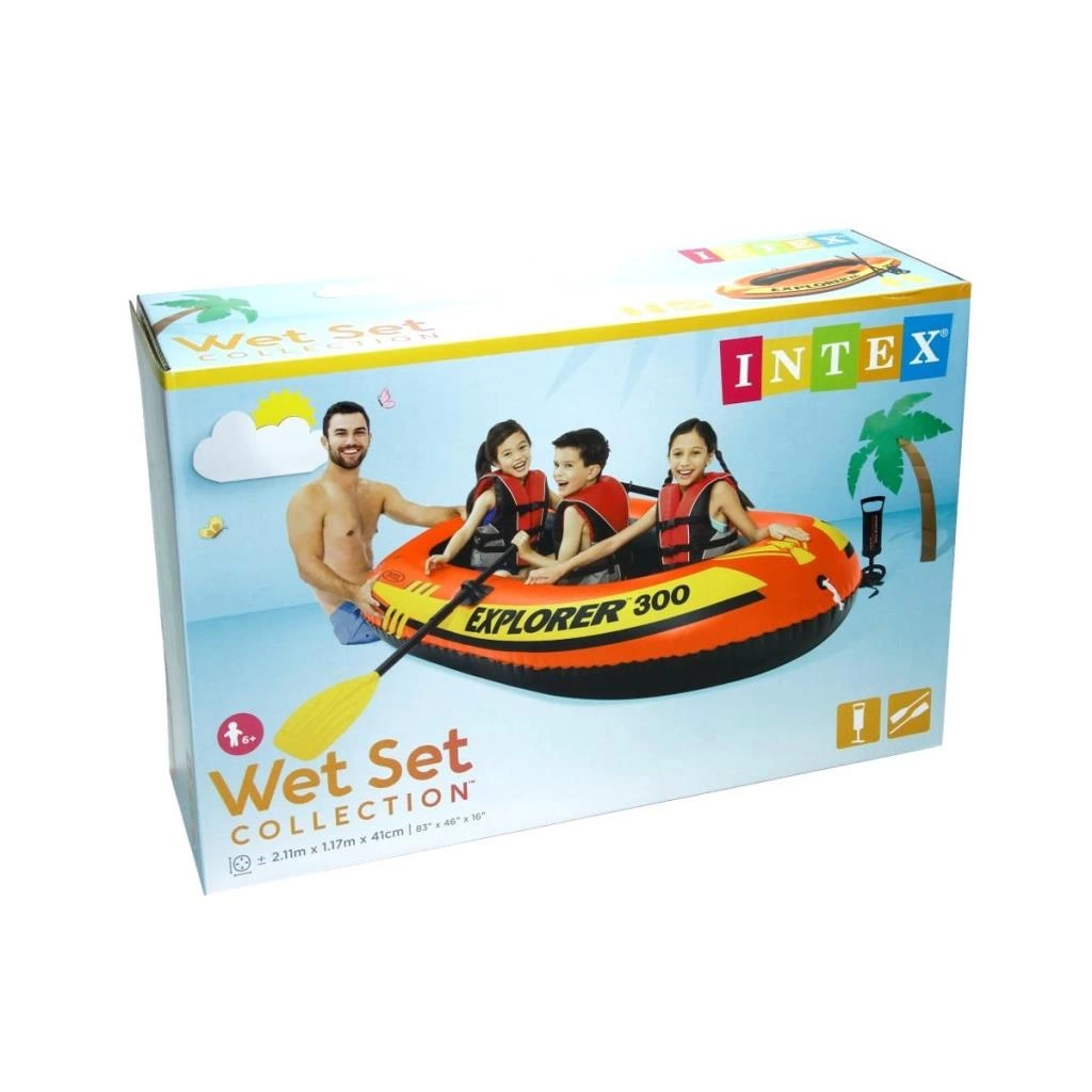 IB58332 Explorer Şişme Bot 300 186KG -İntex - Görsel 4