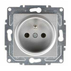 Günsan Eqona Gümüş UPS Priz - 16A 250V - Klipsli