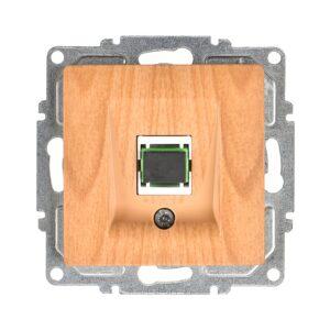 Günsan Visage Akçaağaç Vidalı Fiber Optik Data Prizi