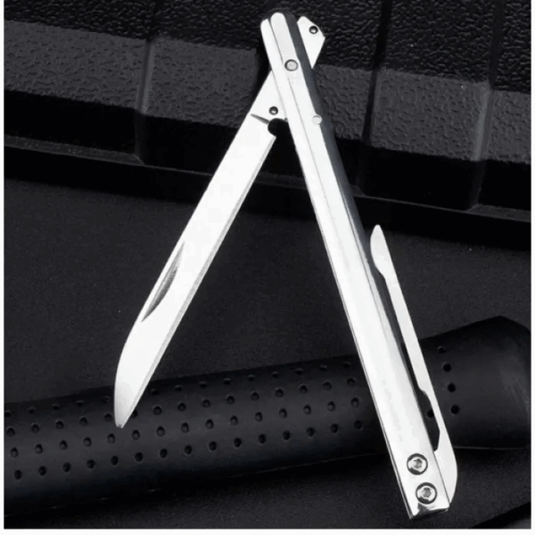 İnce D2 Çelik Çakı 18 Cm , Metal Sap - Görsel 3