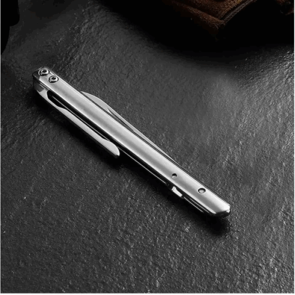 İnce D2 Çelik Çakı 18 Cm , Metal Sap - Görsel 4