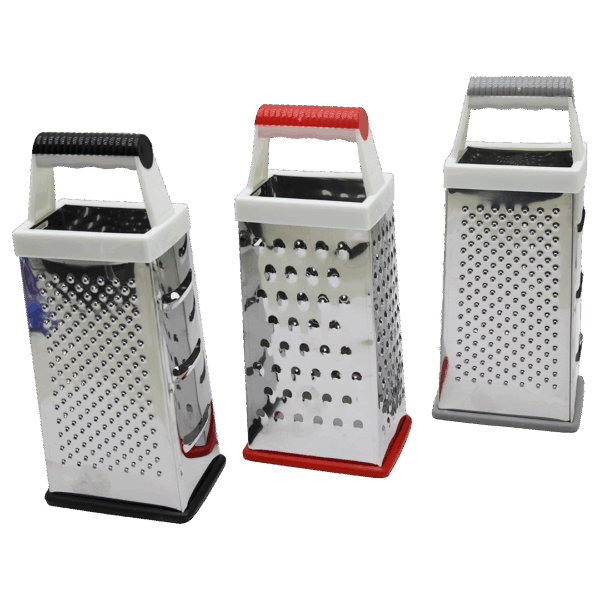 INOX DÖRTGEN - BÜYÜK METAL RENDE PLASTİK SAPLI (K0)
