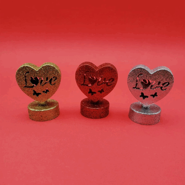 Işıklı Love Kalp - Görsel 3