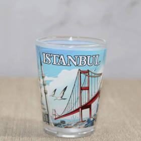 İstanbul Temalı Cam Shot Bardak Alk4357