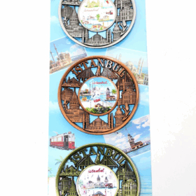 İstanbul Temalı Metal Magnet 3'lü Set Alk2891