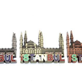 İstanbul Temalı Metal Magnet Alk3341