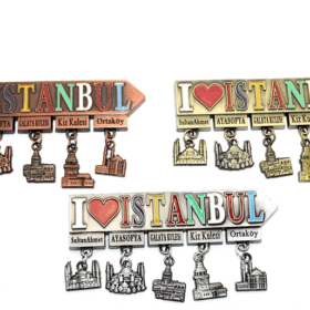 İstanbul Temalı Metal Magnet Alk3343