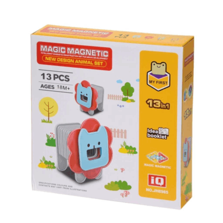 Çocuk JH8985 Birlik, Manyetik Aslan Blok Seti 13 Parça