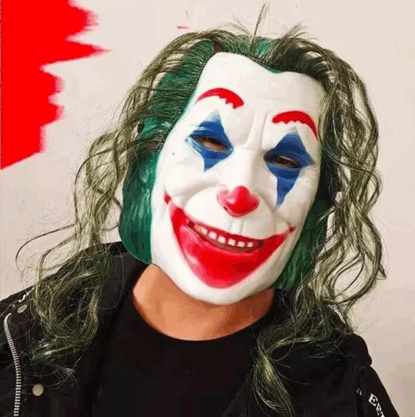 Joaquin Phoenix Joker Maskesi Yeşil Saçlı - Görsel 2