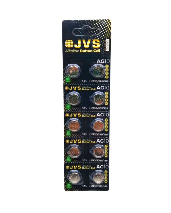 JVS AG10 1.5V LR1130 SAAT PİLİ 10LU KART (K0)