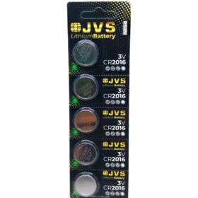 JVS CR2016 3V PARA PİLİ 5Lİ KART (K0)