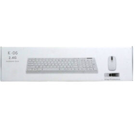 K-06 BEYAZ DOCK WIRELESS KABLOSUZ KLAVYE MOUSE S PL-374 (K0)