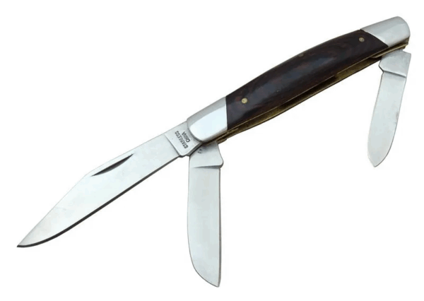 K-15 Falkon Üç Ağızlı / Üçlü Çakı 18 Cm - Ahşap Saplı, Manuel