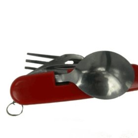 K 524 Rd Çok Amaçlı Çakı (çatal, Kaşık, Bıçak) 9cm - Plastik Gövde