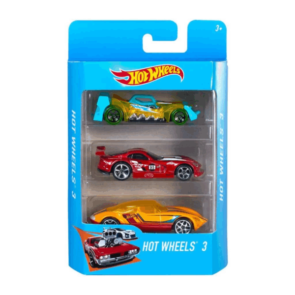 Çocuk K5904 Hot Wheels 3'lü Araba Seti - Görsel 2