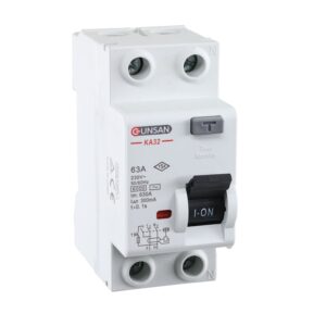 Günsan Valta AC Tip Kaçak Akım Koruma Anahtarı 2P 6kA 300mA 63A İki Kutuplu