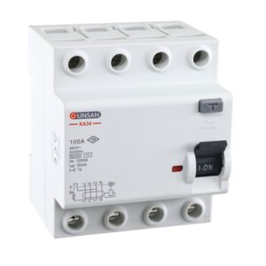 Günsan Valta AC Tip Kaçak Akım Koruma Anahtarı 4P 6kA 30mA 100A Dört Kutuplu