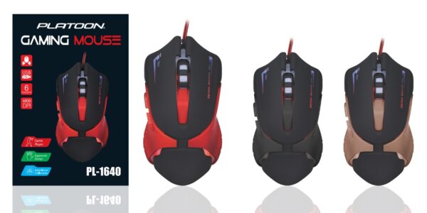 KABLOLU IŞIKLI OYUNCU MOUSE PL-1640 (K0)