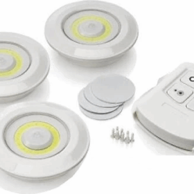 Kablosuz Uzaktan Kumandalı 3lü Led Lamba Seti