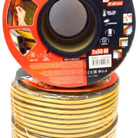 KAHVERENGİ 100MT2X50MTBOBİN FİTİL KAPI PENCERE BANT (K0)