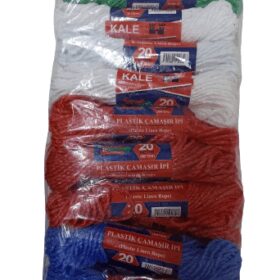 KALE Plastik Çamaşır ipi 20 Metre 24 Adet (K0)