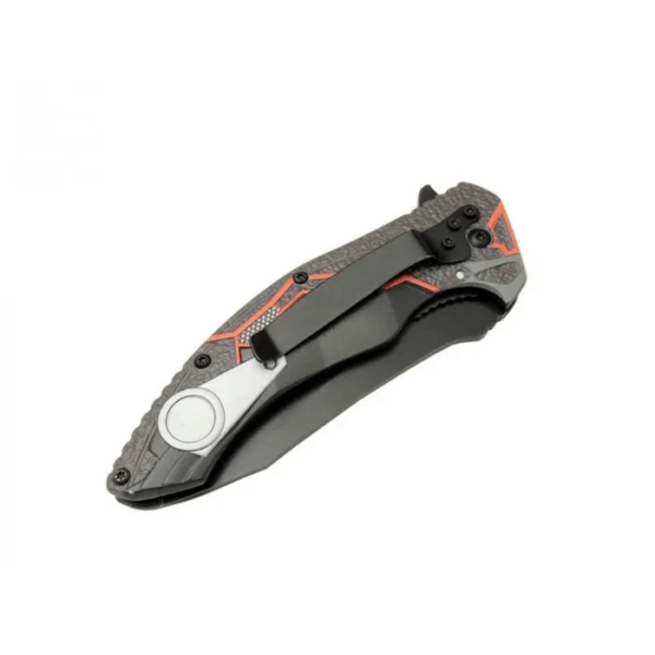 Kapaklı Çakı 21 Cm Yarı Otomatik , Kemerlikli - Görsel 2