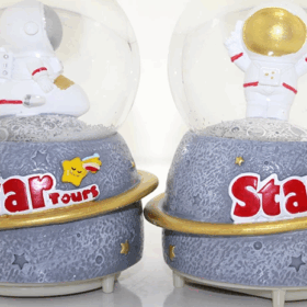 Kar Küresi Işıklı Müzikli Küre 13 Cm Alk286