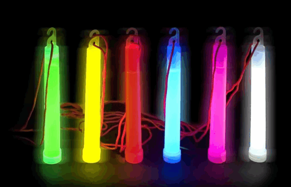 Karanlıkta Yanan Asılabilir İp Aparatlı Glow Stick Kolye Glow Stick Lamba 6 Adet 6 Renk 15 Cm - Görsel 2