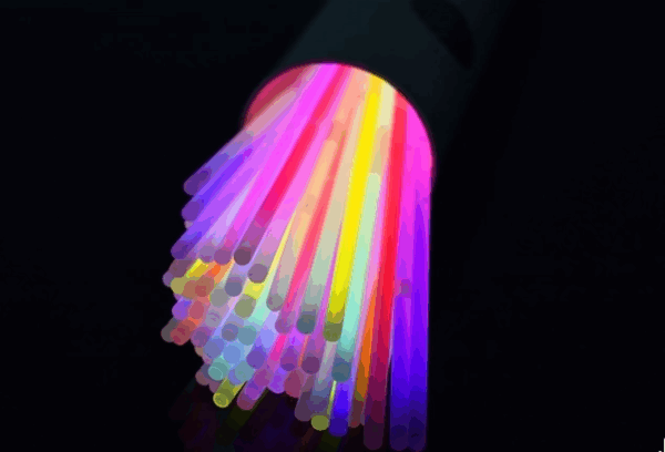 Karanlıkta Yanan Parlayan Fosforlu Glow Stick Çubuk Bileklik 50 Adet - Görsel 6