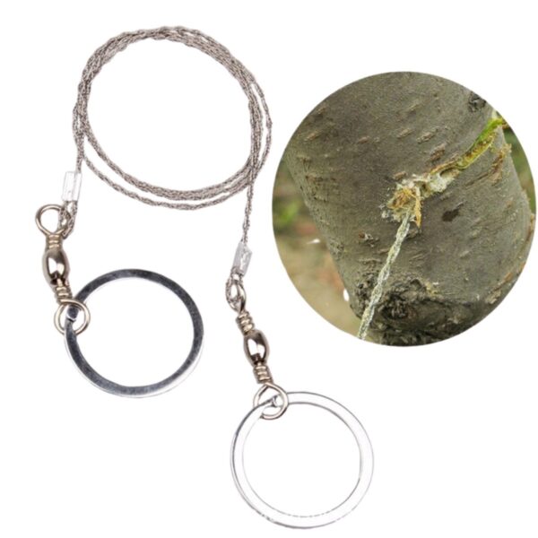 Karavanda ,Kampda Taşınabilir Mini Zincir Cep Testeresi Dişli Tel Ahşap Plastik Metal Kesici (K0) - Görsel 4